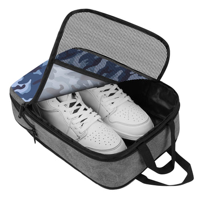 Shoe Travel Bag Blue Camouflage