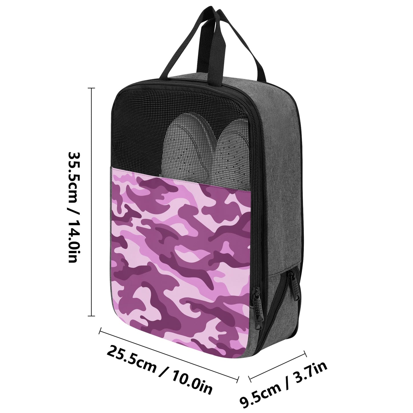 Shoe Travel Bag Purple Camouflage