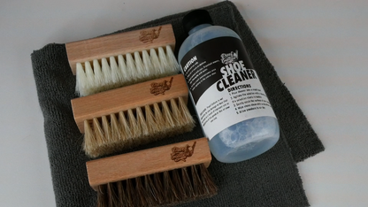 Proof Culture Shoe Care Bundle Cleaner 8 oz Multi Purpose Cleaner & Brush Kit